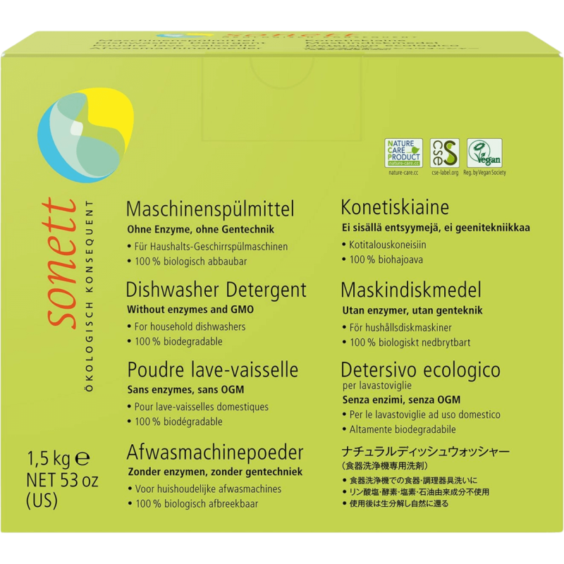 Sonett Powder for dishwashers 1,5kg