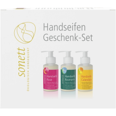 Sonett liquid soap set (rose, rosemary, calendula)