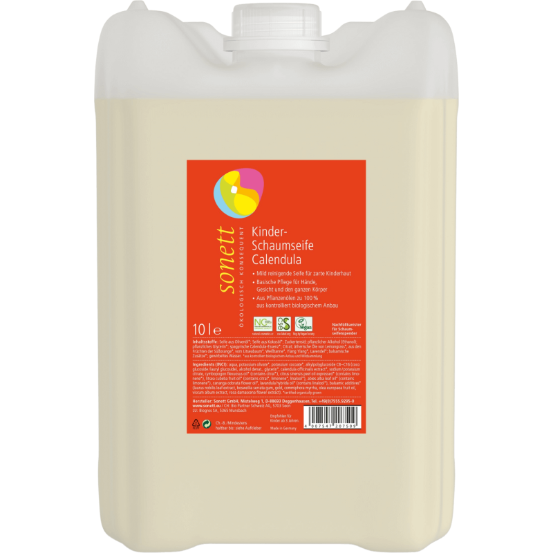 Sonett Calendula foam soap for children 10l