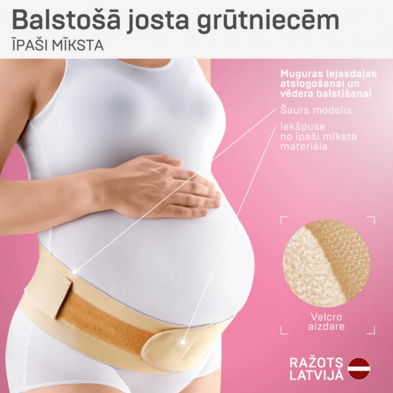 TONUS ELAST 9806 GERDA LUX medical elastic maternity belt S size beige