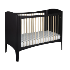 TROLL WAVE cot 120x60cm Satin Black/WAX COT-WA0638