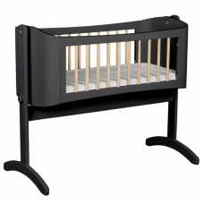 TROLL WAVE swinging crib 38x89cm BlackSatin/WAX SWC-WA0642