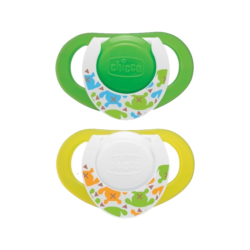 CHICCO Silicone Soother Compact 6-12m. (2pcs) , 74832.41