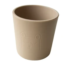 LITTLE EATER silicone grip cup Beige