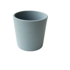 LITTLE EATER silicone grip cup Grey