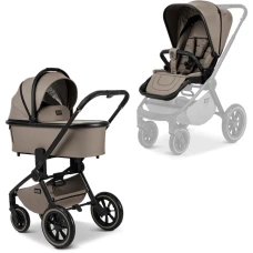 MOON Resea+ stroller 2in1, mud black matt