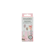 INNOGIO REPLACEMENT TOOTHBRUSH HEADS GIOGIRAFFE PINK GIO-450BHP