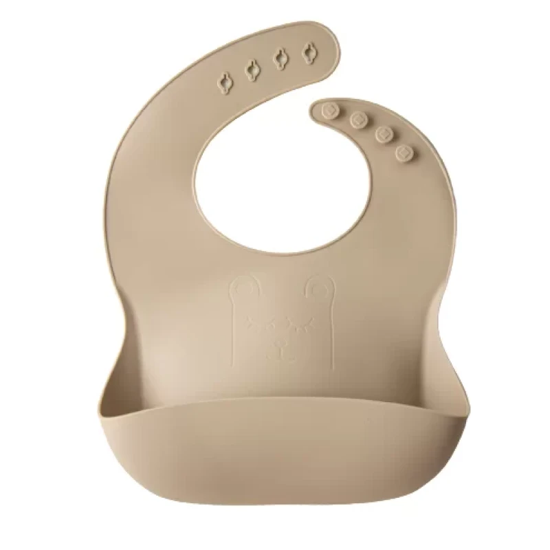 LITTLE EATER silicone bib BEIGE