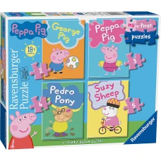 RAVENSBURGER puzzle 4in1 Peppa Pig 18m+ R 06960