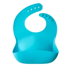 LITTLE EATER silicone bib LIGHT BLUE