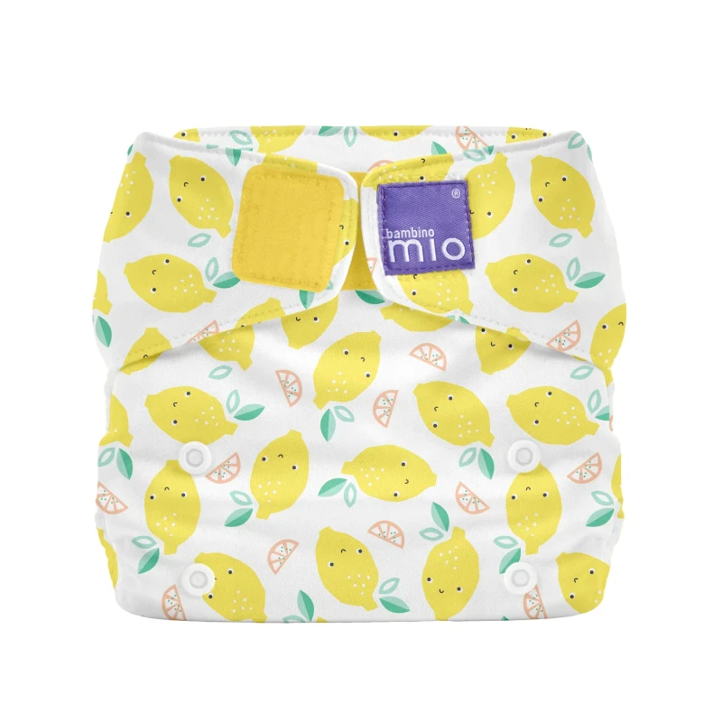 BAMBINO MIO SOLO Lemon Drop reusable diaper, one size