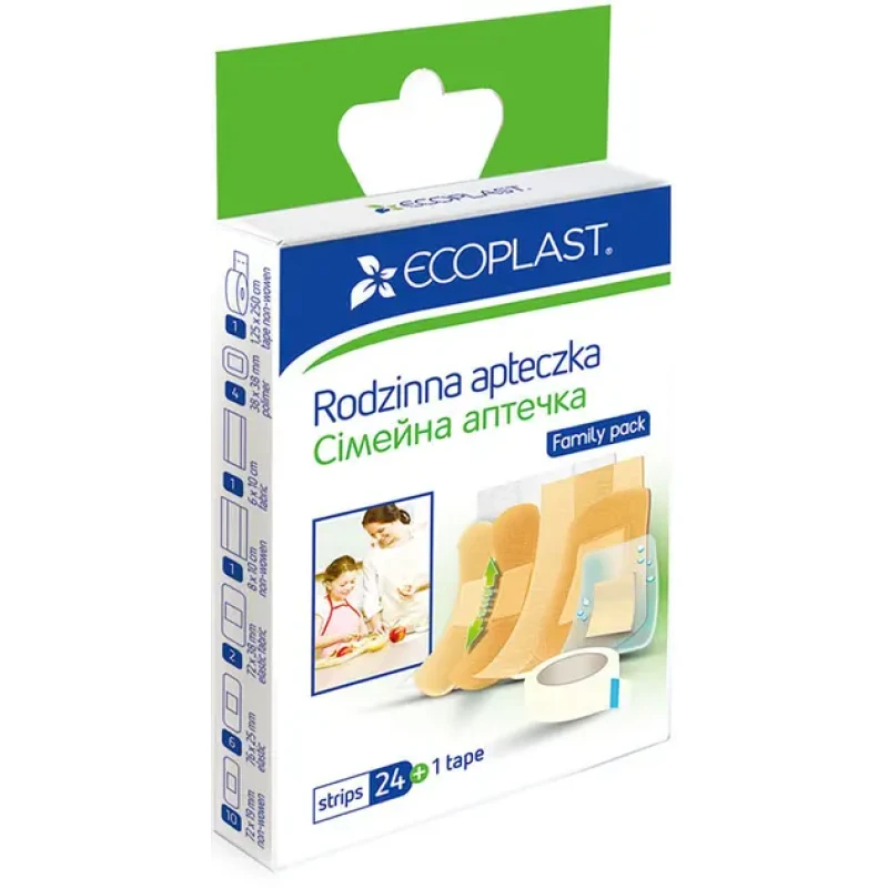 Ecoplast Plasters N24+1 Family Pack