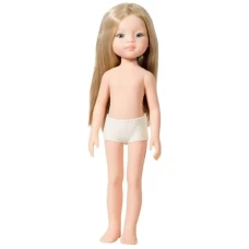 Paola Reina doll Liu Pelo Rubio Liso without clothes