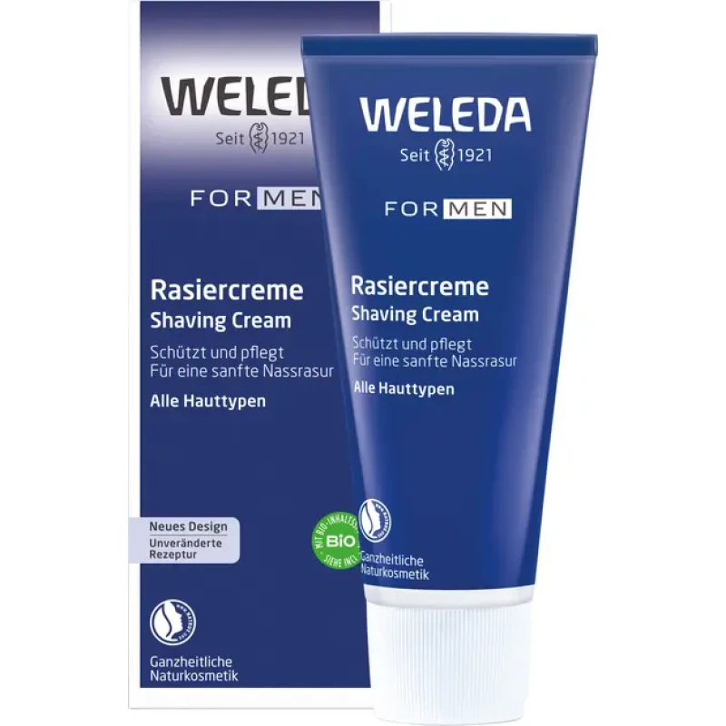 Weleda shaving cream for men, 75 ml